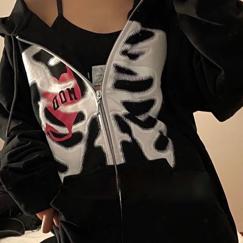 Black Skeleton Hoodie