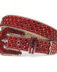 Rhinestone buckle belt