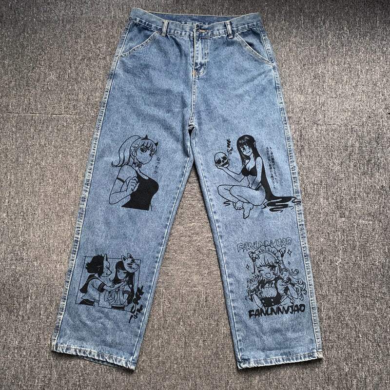 Custom anime jeans