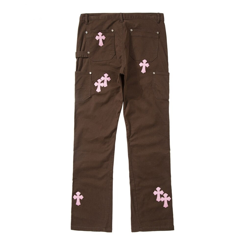 Pants with crosses