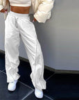 White track pants