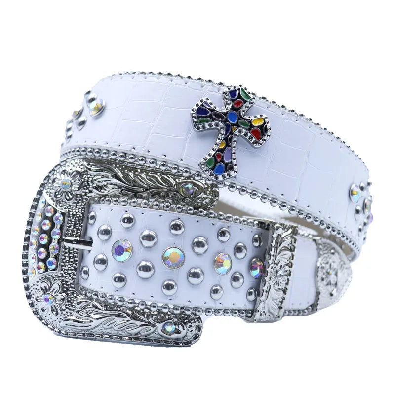 Cowboy rhinestone belt