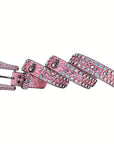 Pink rhinestone belt