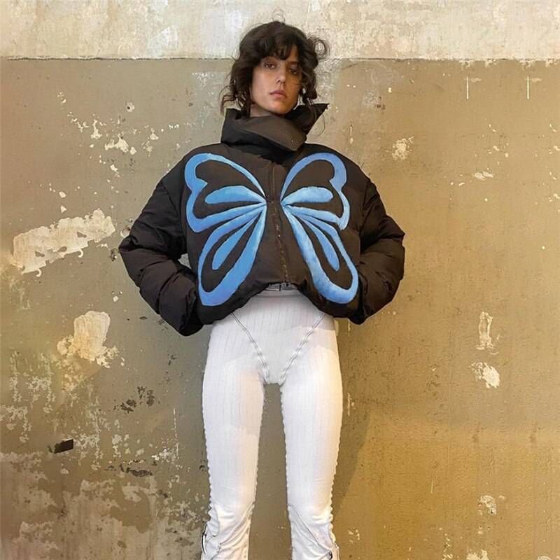 Butterfly down jacket