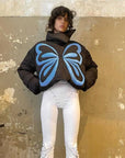 Butterfly down jacket