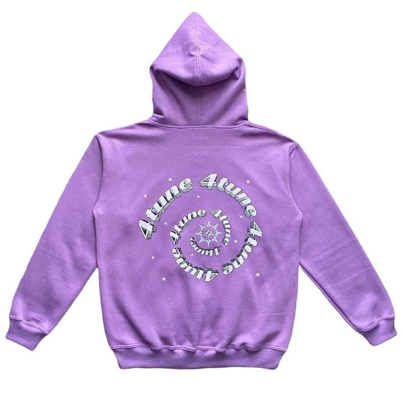 Purple full zip hoodie