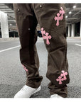 Pants with crosses