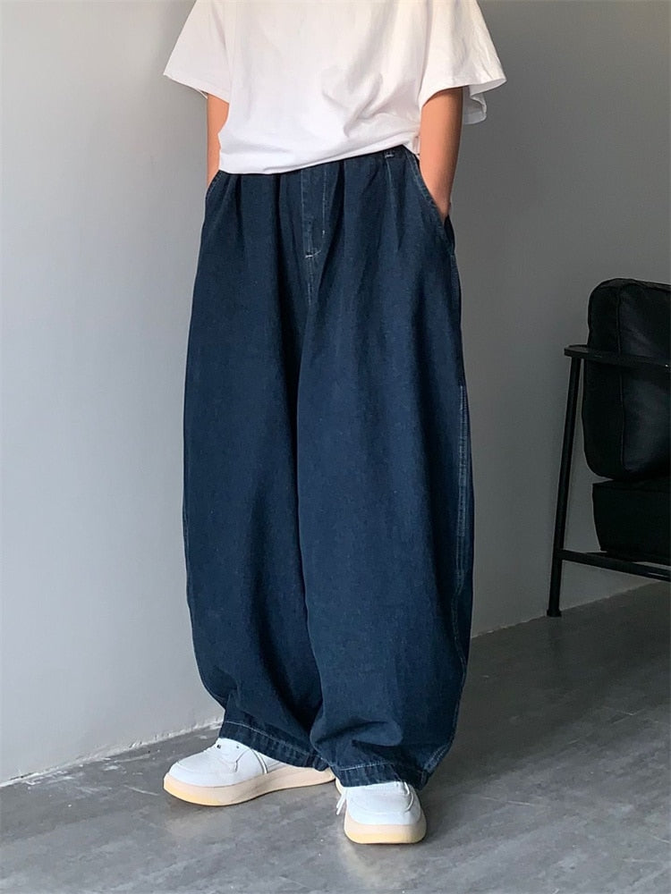 Wide jeans pants