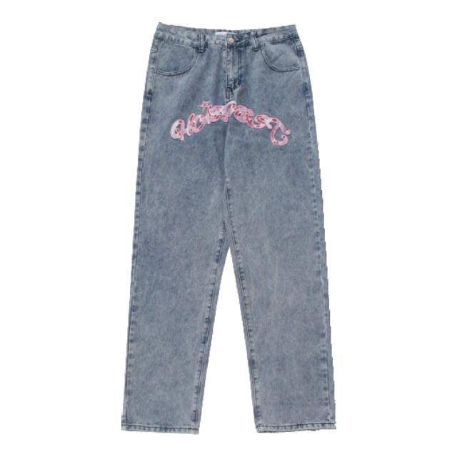 Men&#39;s graffiti jeans