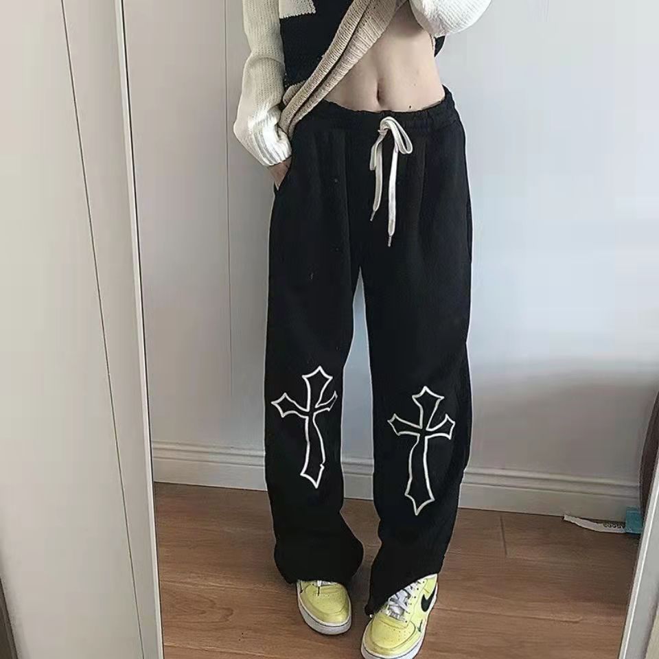 Pants with crosses