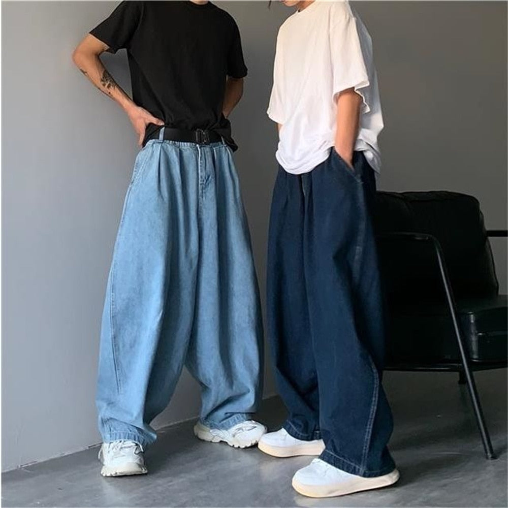 Wide jeans pants