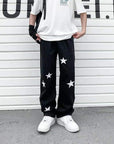 Star Printed Jeans