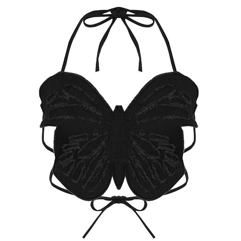 Y2K butterfly top