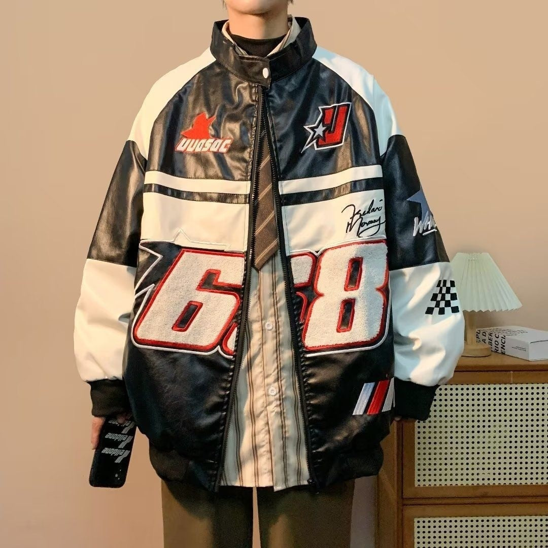 Oversized racing jacket