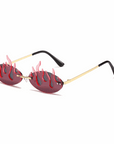 Red flame sunglasses