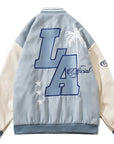 Light Blue Varsity Jacket