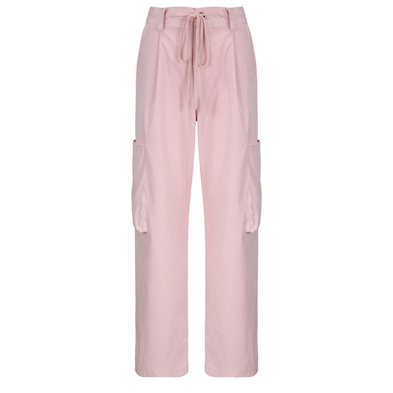 Pink track pants