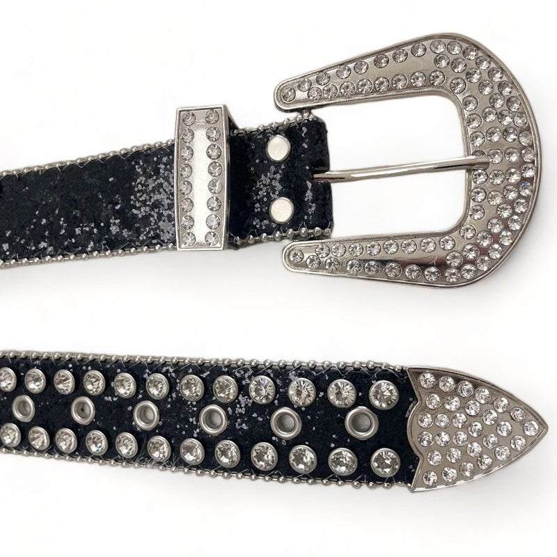 Cowboy belt with diamond