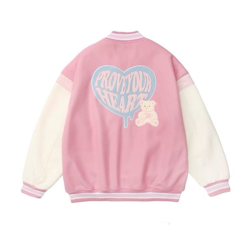 Rose varsity jacket