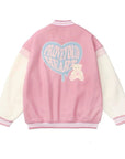 Rose varsity jacket