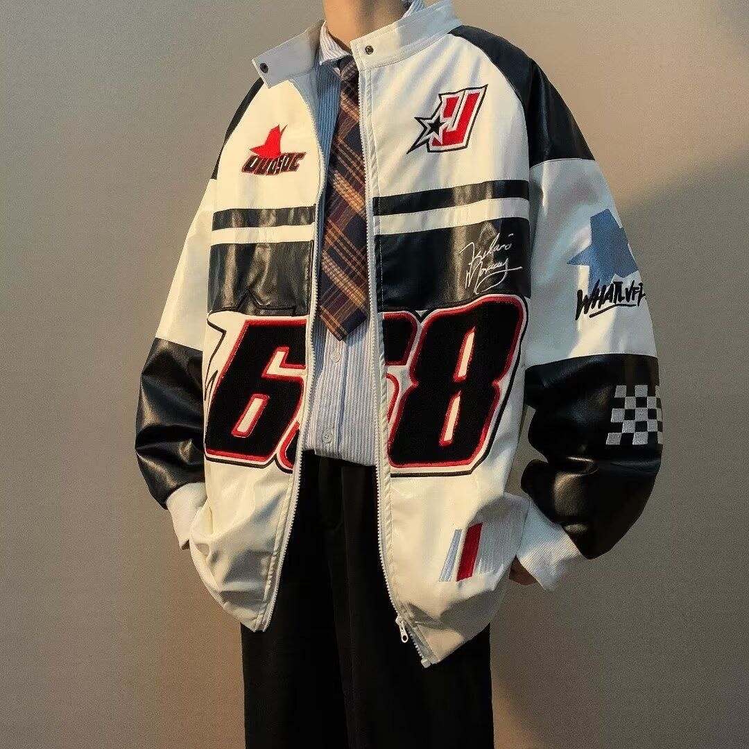 Oversized racing jacket