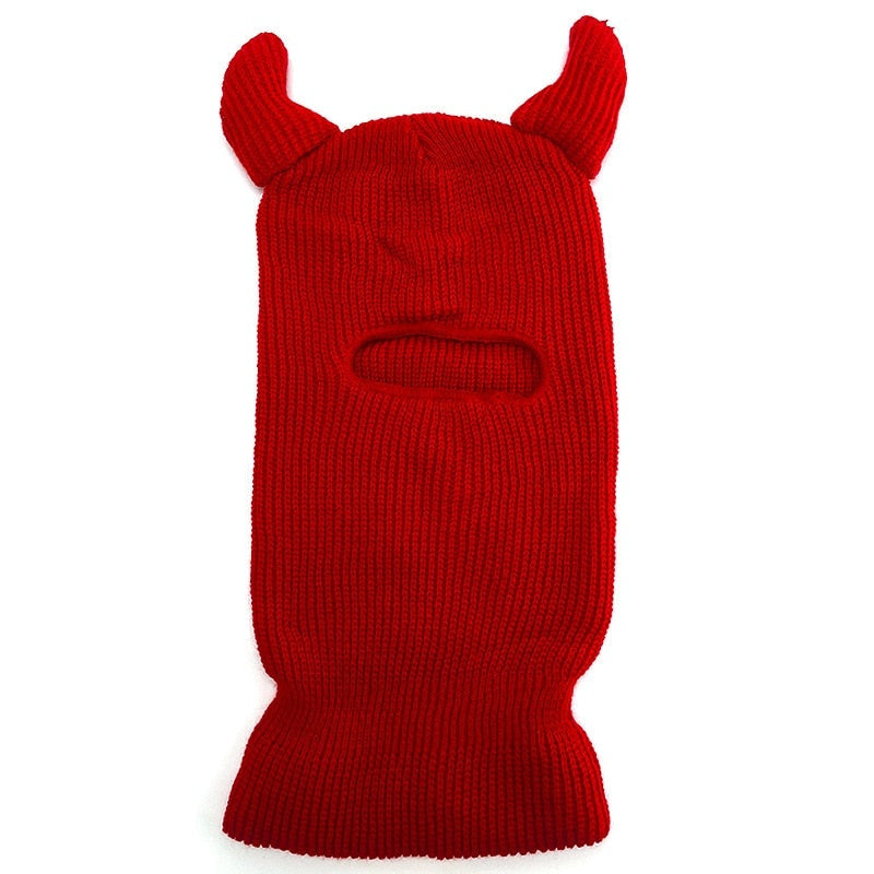 Horned balaclava