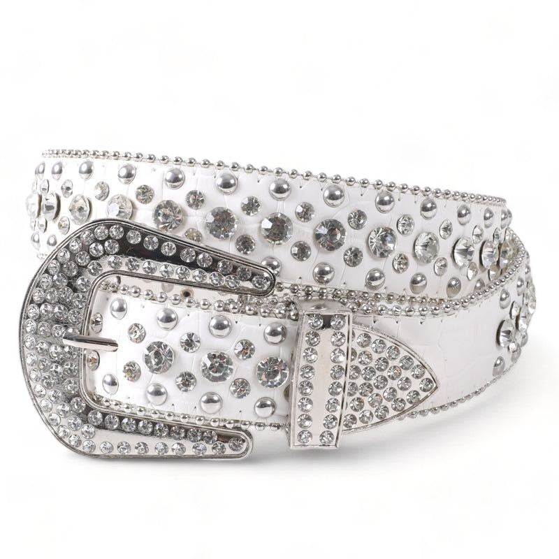 Diamond-designed belt