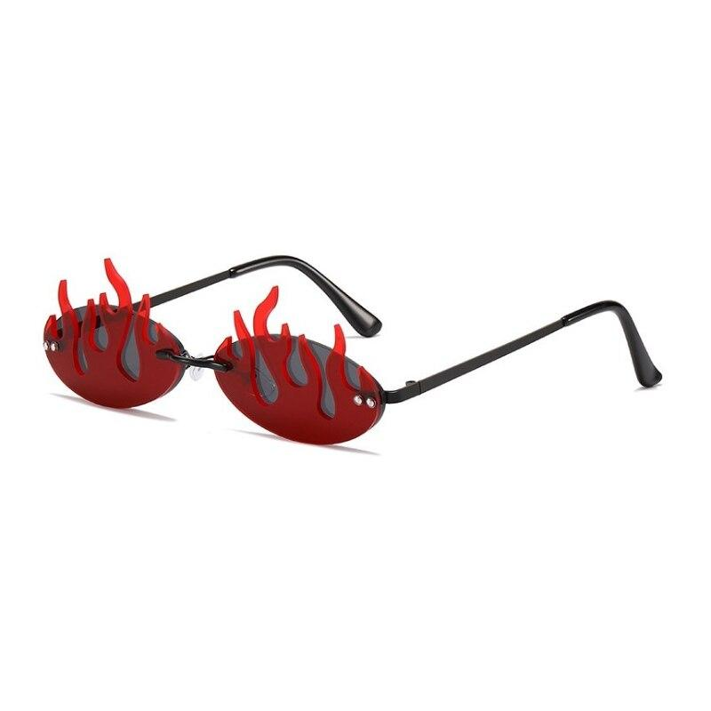 Red flame sunglasses