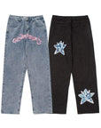 Men's graffiti jeans