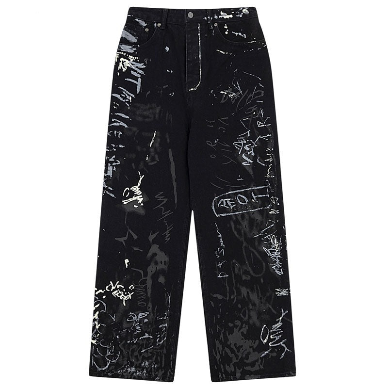 Y2K print pants