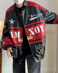 Red racing jacket