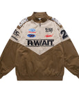 Embroidered racing jacket