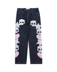 Skull head jeans