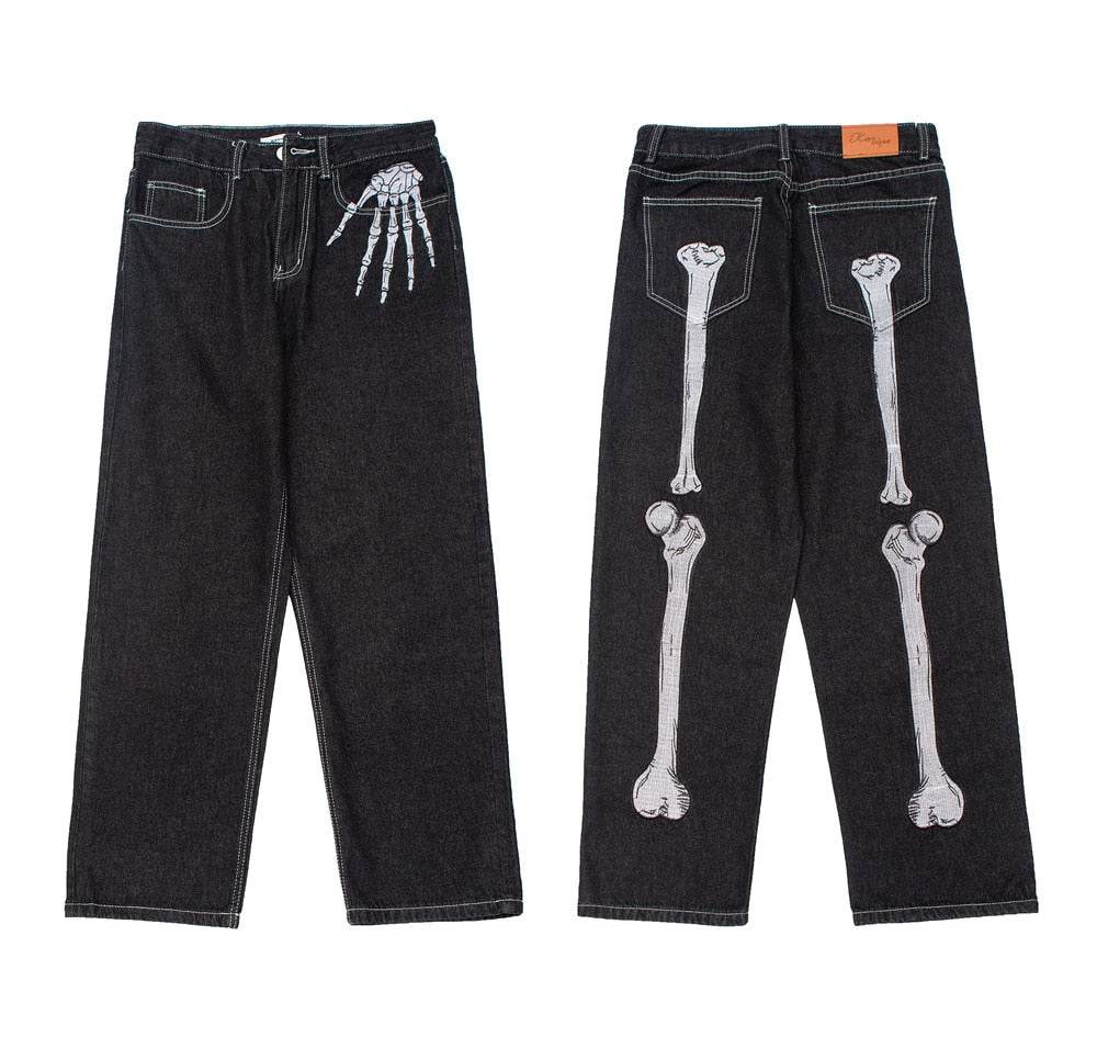 Skeletal jeans