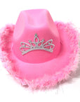 Pink cowboy hat fur