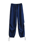 Blue parachute pants