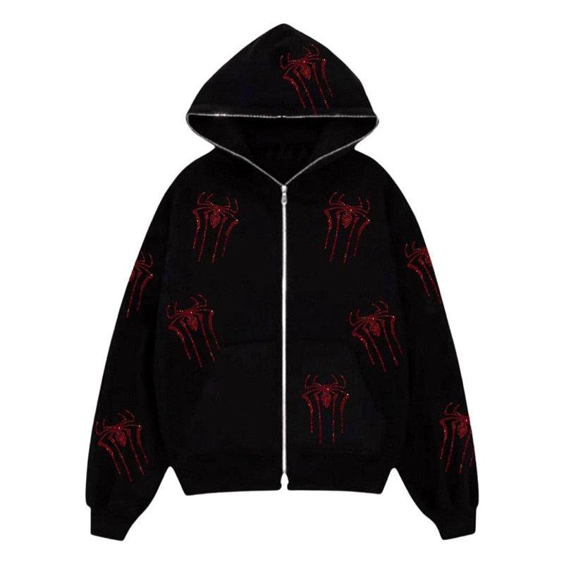 Full zip Spiderman hoodie