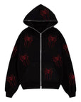 Full zip Spiderman hoodie