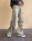 Camouflage baggy jeans