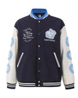 Navy varsity jacket