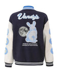 Navy varsity jacket