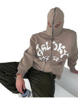 Hooded jacket with integrated hood