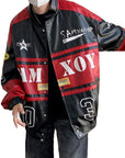 Red racing jacket