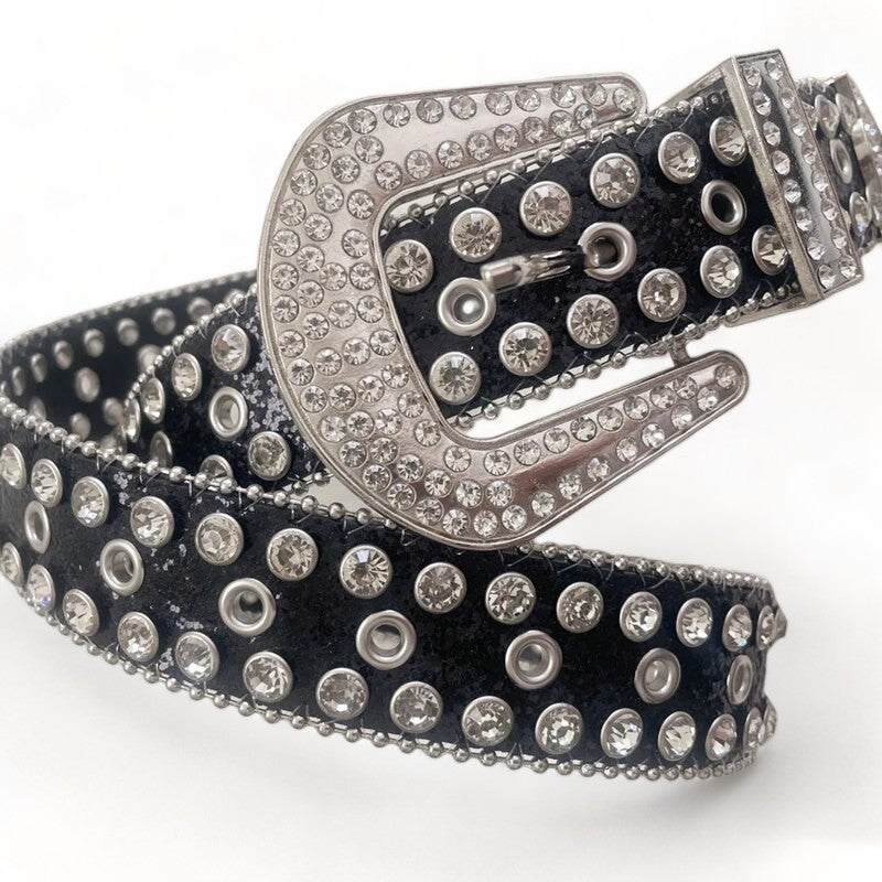 Cowboy belt with diamond