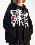 Black Skeleton Hoodie