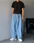 Wide jeans pants