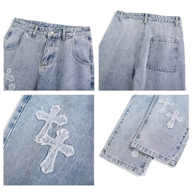 Blue cross jeans