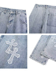 Blue cross jeans