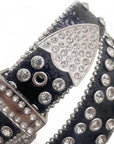 Cowboy belt with diamond