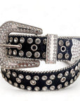 Cowboy belt with diamond